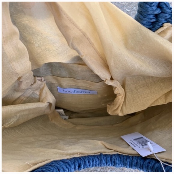 Lulu Dharma Half Moon Woven Tote - Picture 3 of 10